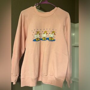 vintage women’s duck crewneck